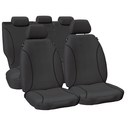 Set of 2 Custom Fit Canvas Seat Covers for Hilux GGN25 KUN26 (2009–2015)
