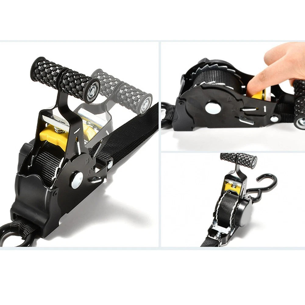 Retractable Ratchet Luggage Straps for Motorcycle (2010–2023)