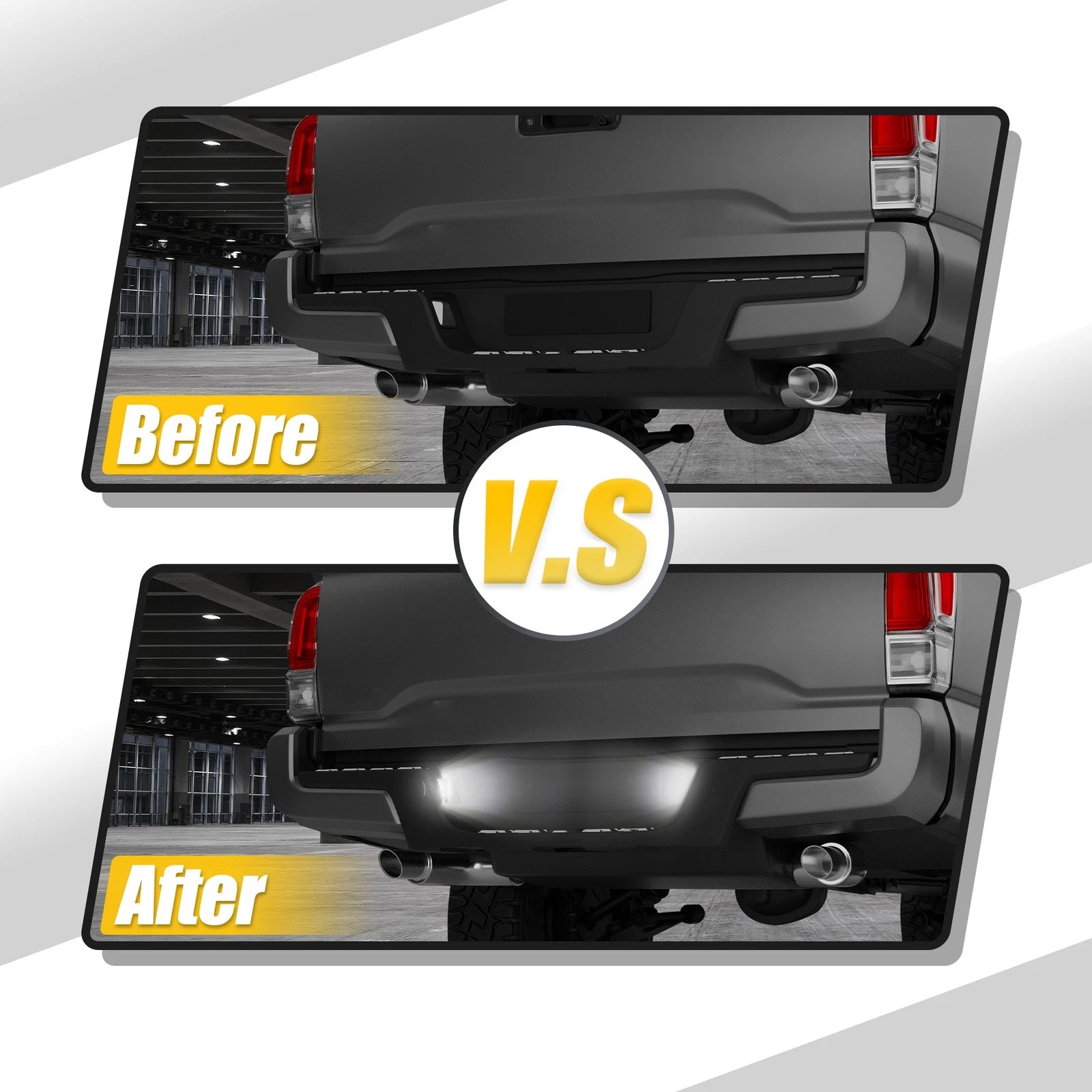 2X LED License Plate Light for Chevy C1500 (6000K White)
