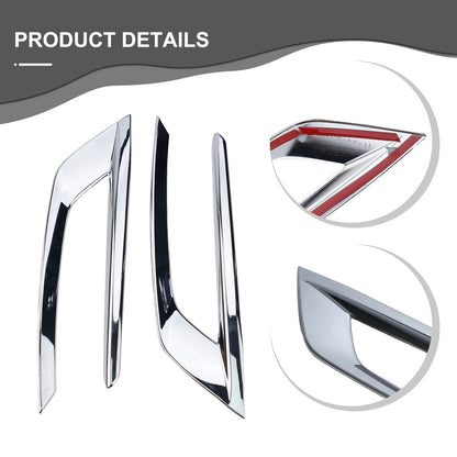 Chrome Front Fog Light Cover Trim for Volvo XC60 (2018–2023)