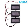 3X Blue LED Digital Display Voltage Meter for DC 4.5-30V
