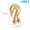 20 Pack Clevis Slip Hook with Latch for G70 (18800lbs Breaking Strength)