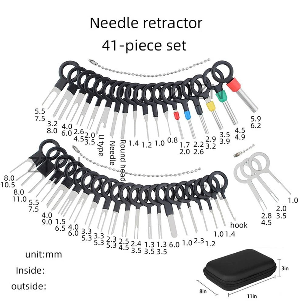 41pcs Terminal Removal Tool Kit for Wire Connector Extraction