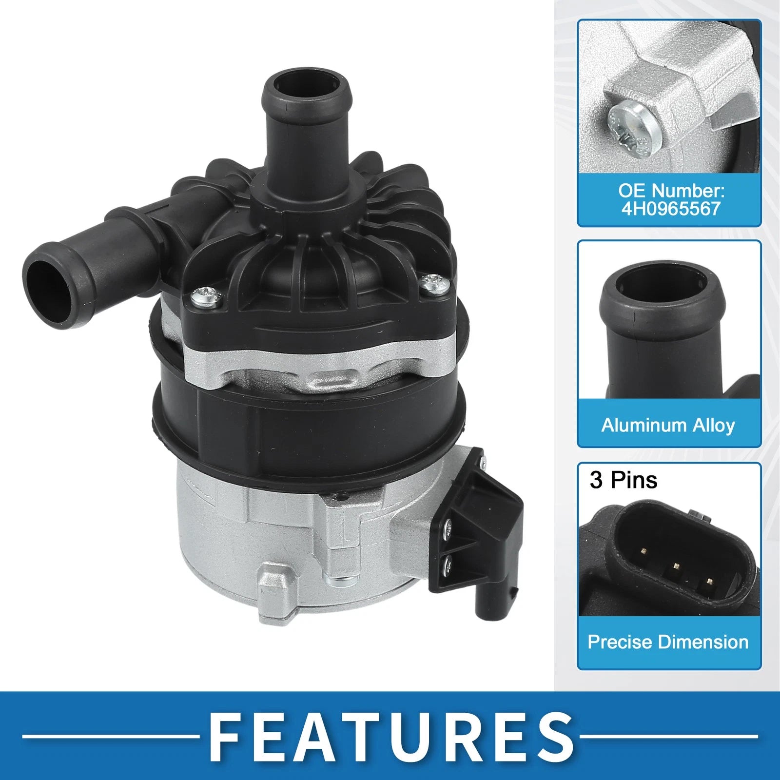 Electric Water Pump Replacement for Audi A6 2016 for Audi Q7 (2016–2019)