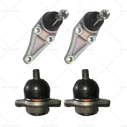 4X Front Lower & Upper Ball Joints for Mitsubishi Pajero NM NP (2000–2011)