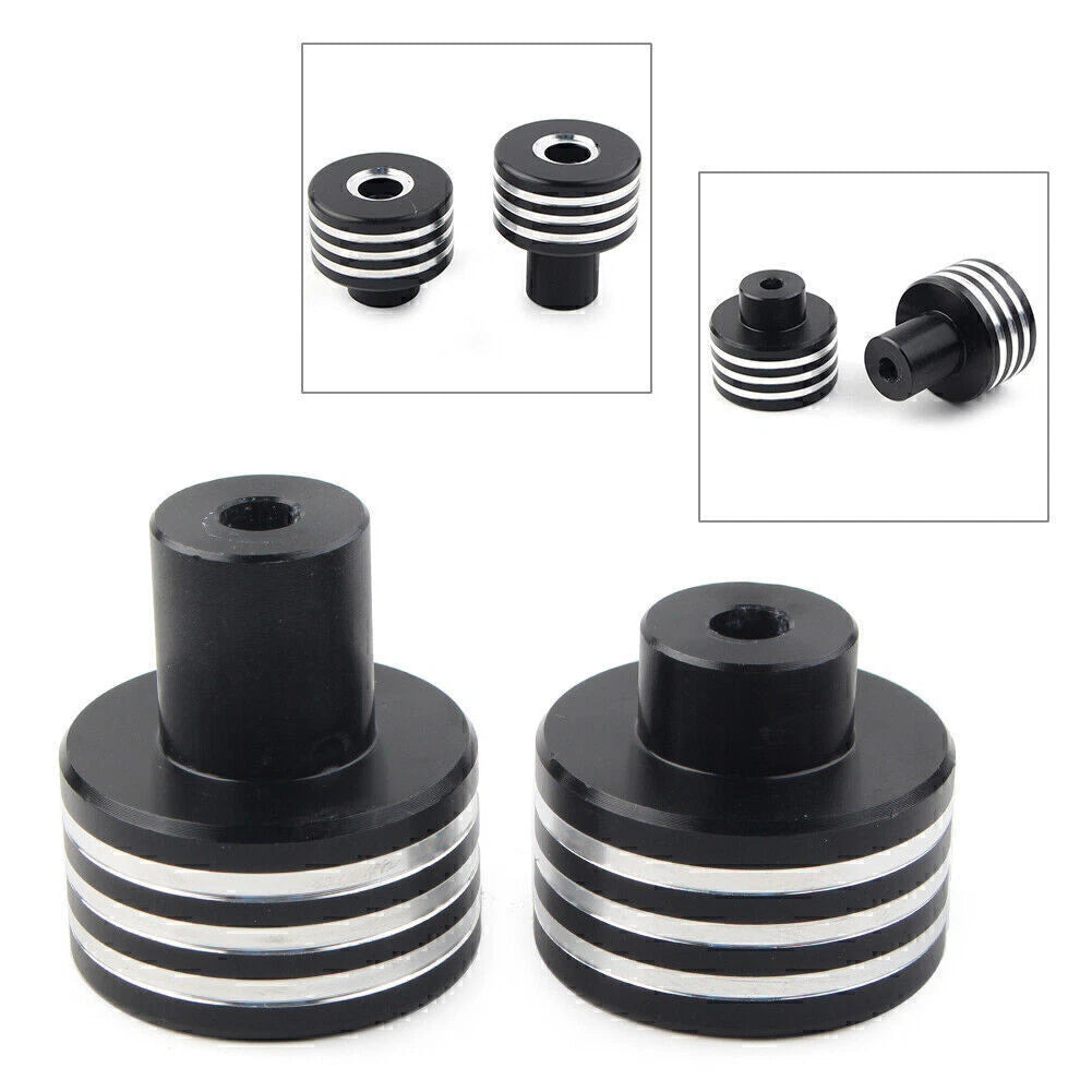 Handle Bar End Plug for Honda Rebel 500 CMX500 300 CMX300 (2017–2019) Black Silver