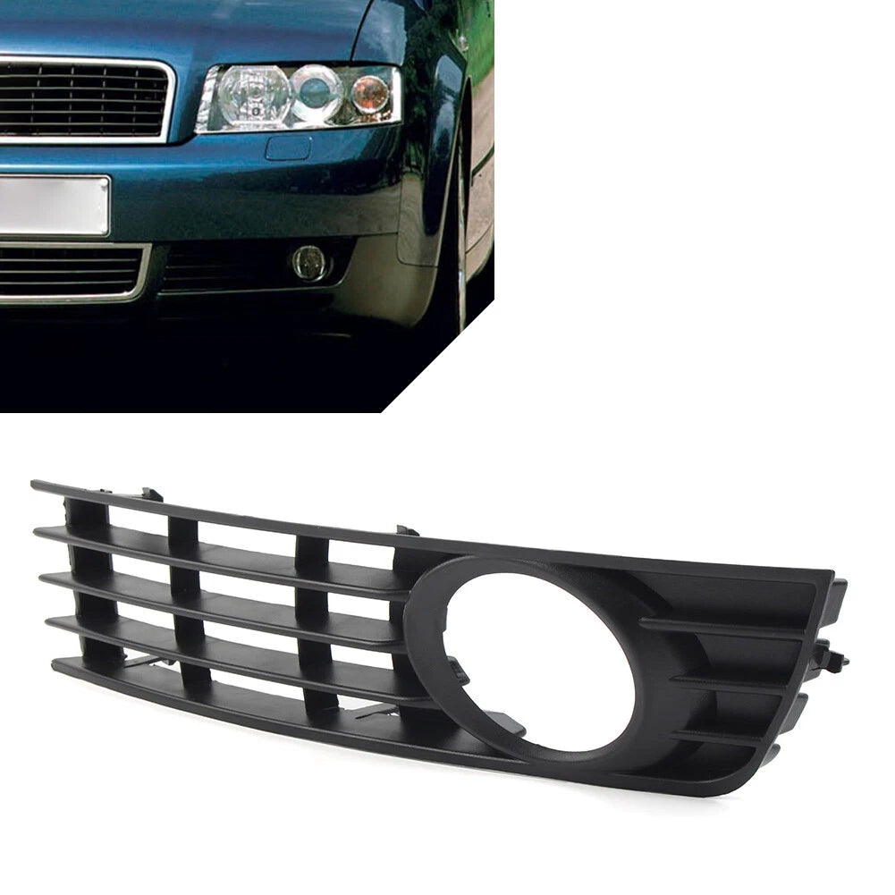 Front Bumper Fog Lights Grille Cover for Audi A4 B6 Sedan (2001–2005)
