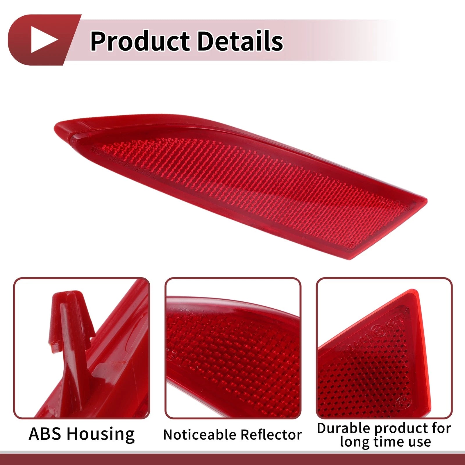 1 Pc Rear Left Bumper Reflector for Ford Focus (2012–2018) No.BM5Z13A565B