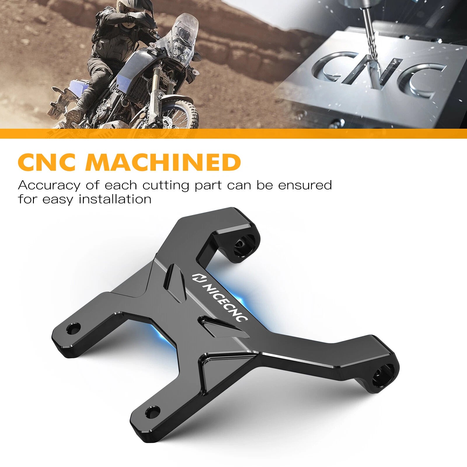 Dash Stabilizer Anti Vibration Bracket for Yamaha Tenere 700 (2019–2023)