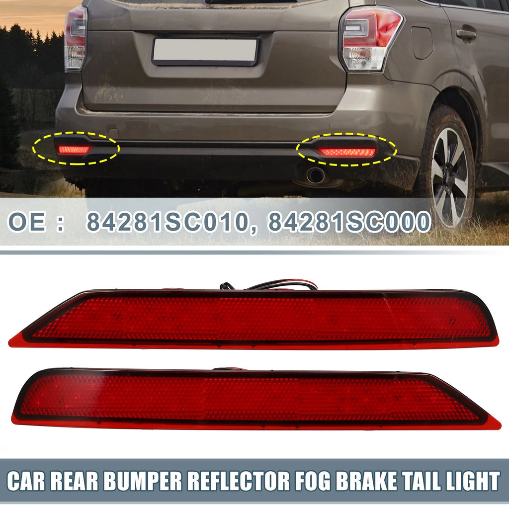 Rear Bumper Reflector LED Tail Light Replacement for Subaru Forester (2014–2018)