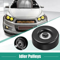 Idler Pulley Replacement for Chevrolet 36299 with Bolt Insert Dust Shield