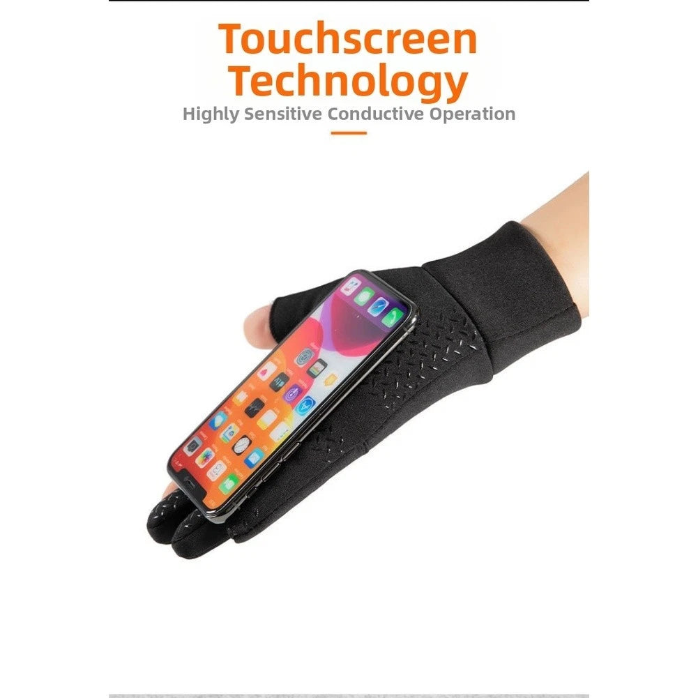 Thermal Waterproof Cycling Gloves - Windproof, Anti-Slip, Reflective Details