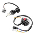 Left Handlebar Switch & Ignition Key Switch for Yamaha Kodiak 450 700 (2000–2023)