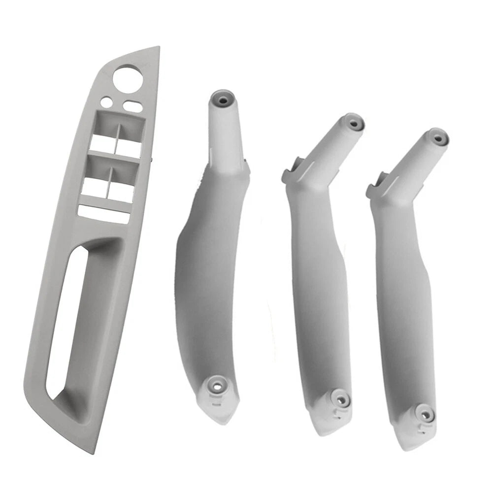 Set of 4 Inner Door Pull Handle Trim Covers for BMW X5 E70 X6 E71 E72 Gray RHD