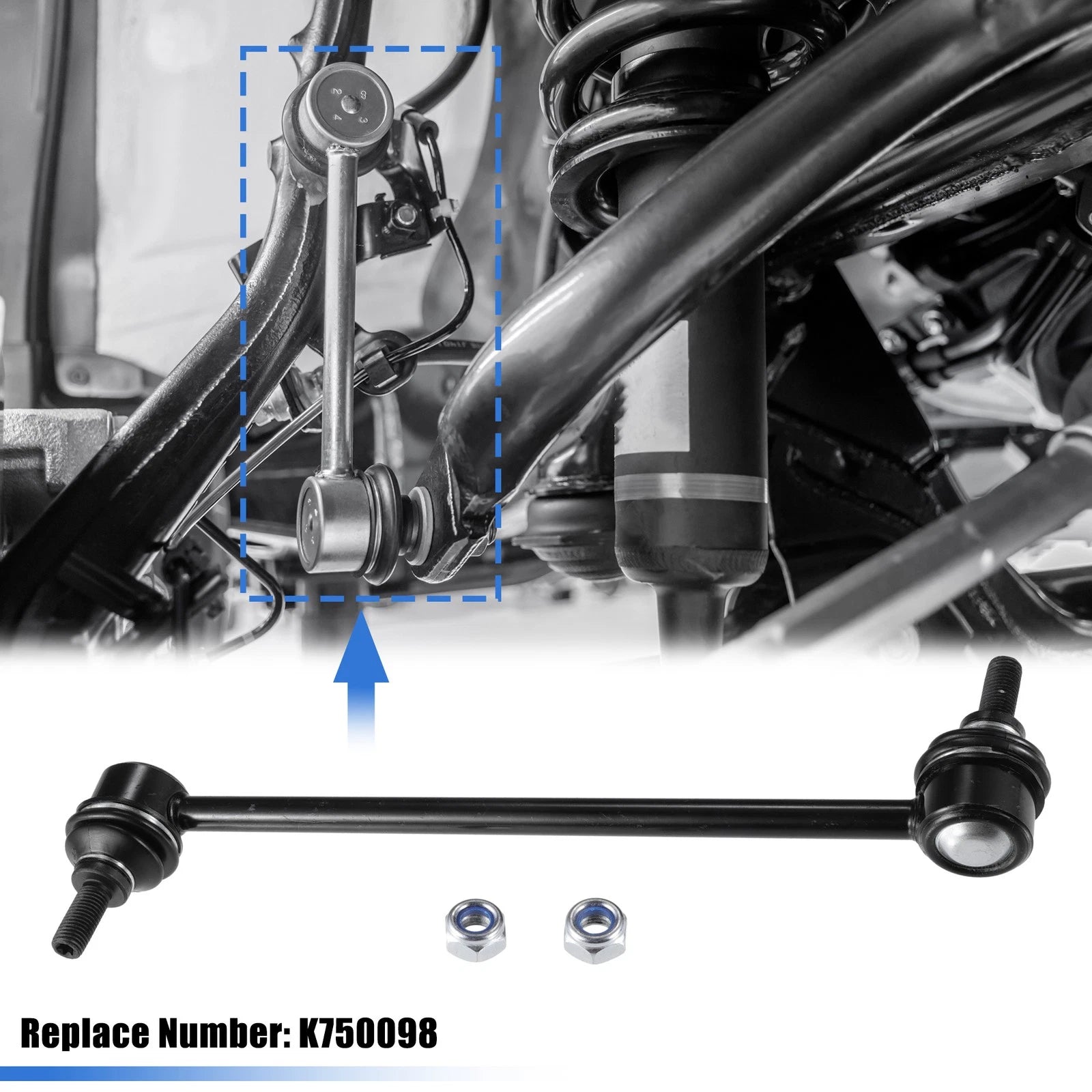 2X Front Sway Bar Link Set for Nissan Cube (2009–2014)