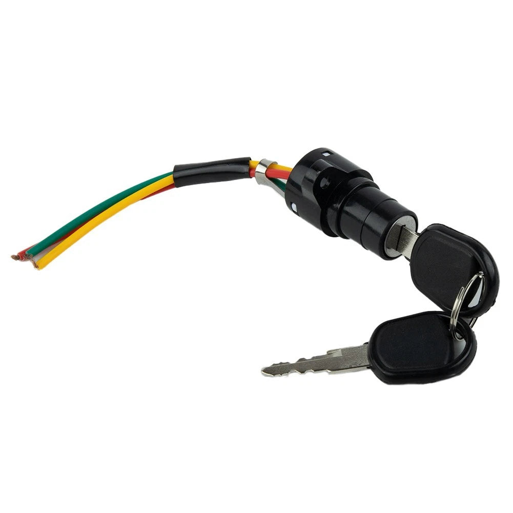 3 Wire Ignition Key Switch for Motorcycle and Car Starting (Reliable)