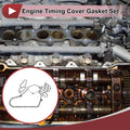 Engine Timing Cover Gasket Set Replacement for Audi 3.0 TFSI (2012–2018)