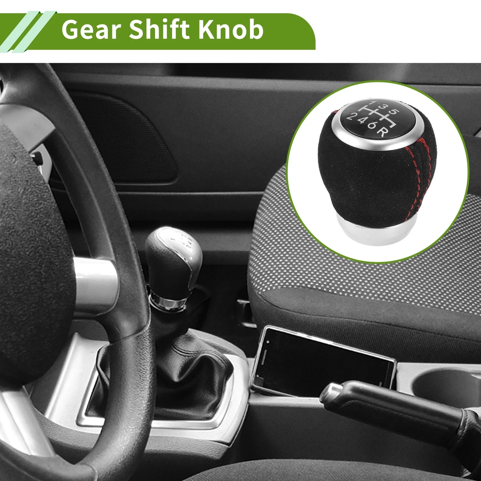6 Speed Manual Gear Shift Knob Replacement for Subaru Impreza STI (2009–2018)