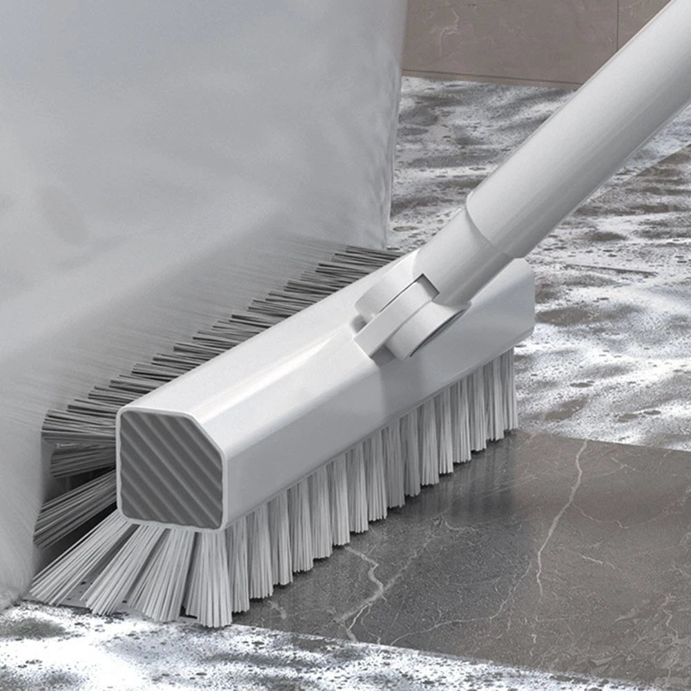 Double Sided Grout Cleaning Brush with 180° Rotating Head