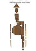 EVA Foam Teak Deck Flooring Cockpit Pad for Centurion Escalade (2002)