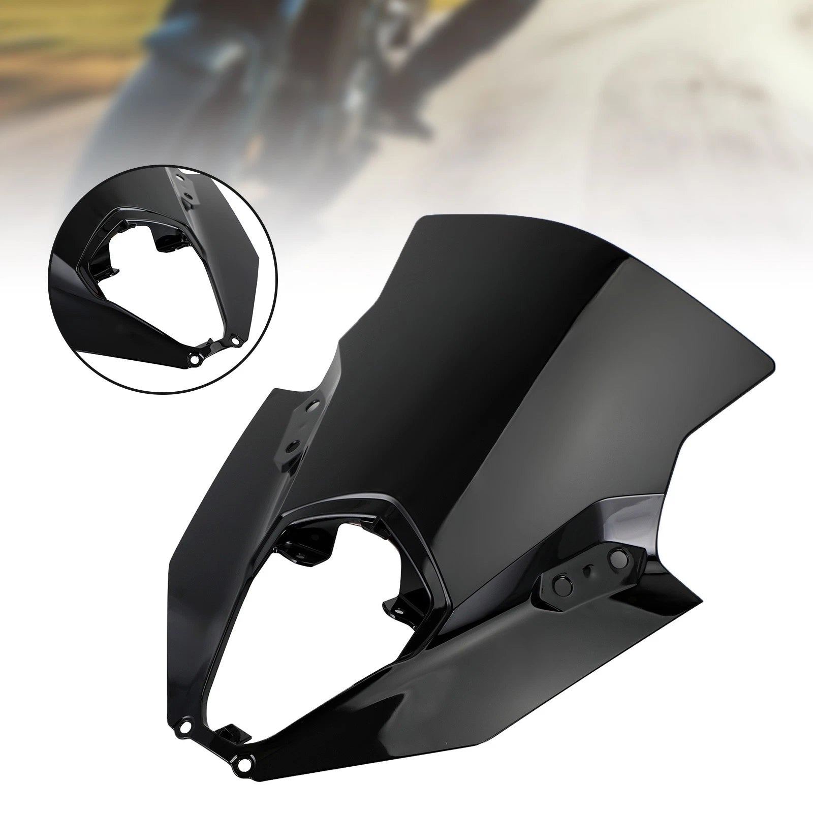 Windshield Protector for Kawasaki Ninja 650 ER6F (2020–2022) Black