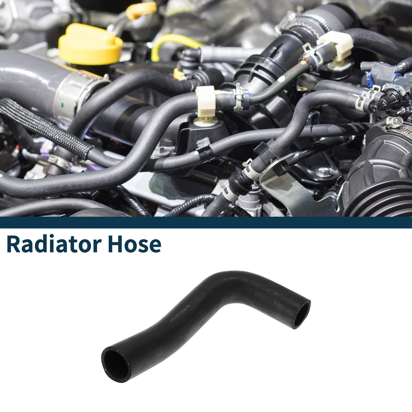Radiator Hose Rubber Replacement for BMW 525i 2.5L (1991–1995)
