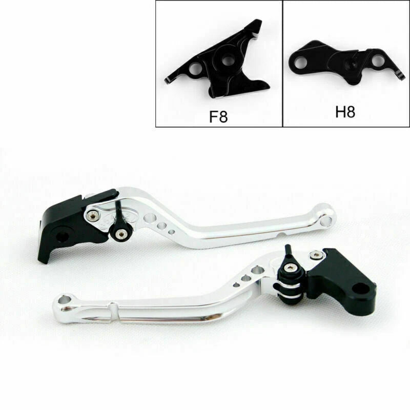 Long Brake Clutch Levers for Hyosung GT250R GT650R (2006–2010) Silver T9