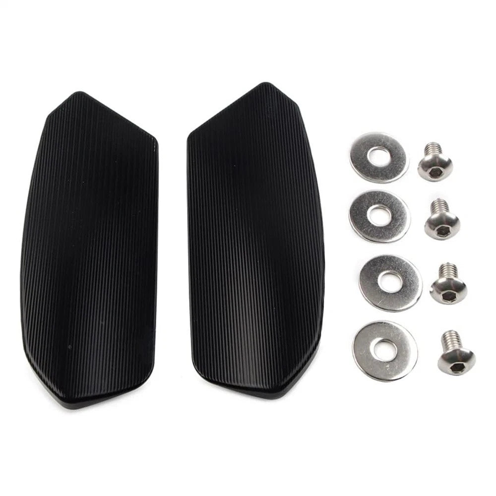 Mirror Block Off Plates Hole Caps Black for Suzuki GSX-R1000 (2001–2023)