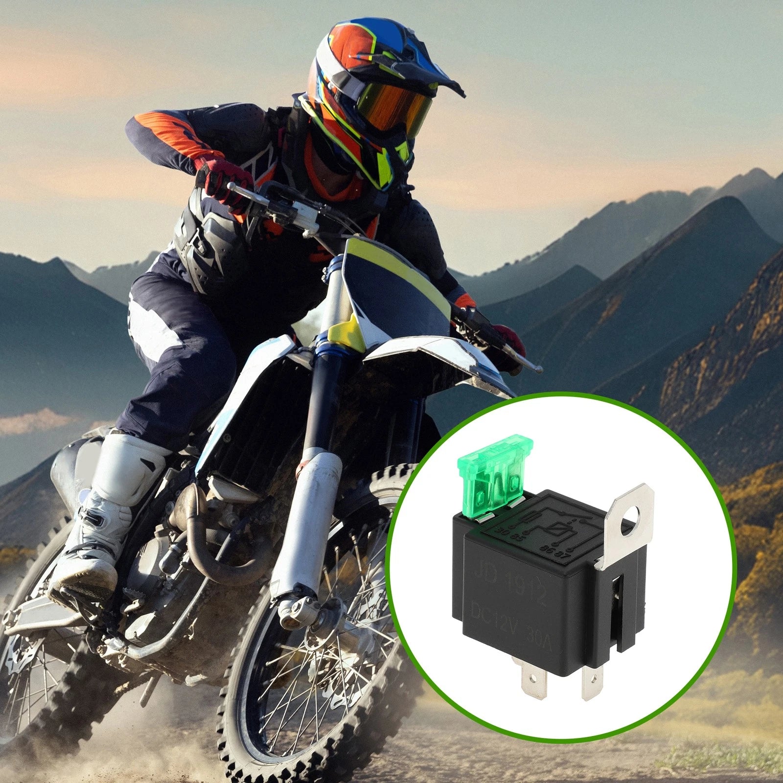 1 Pc 12V 30A Waterproof Auto Relay for Car (4 Pins)