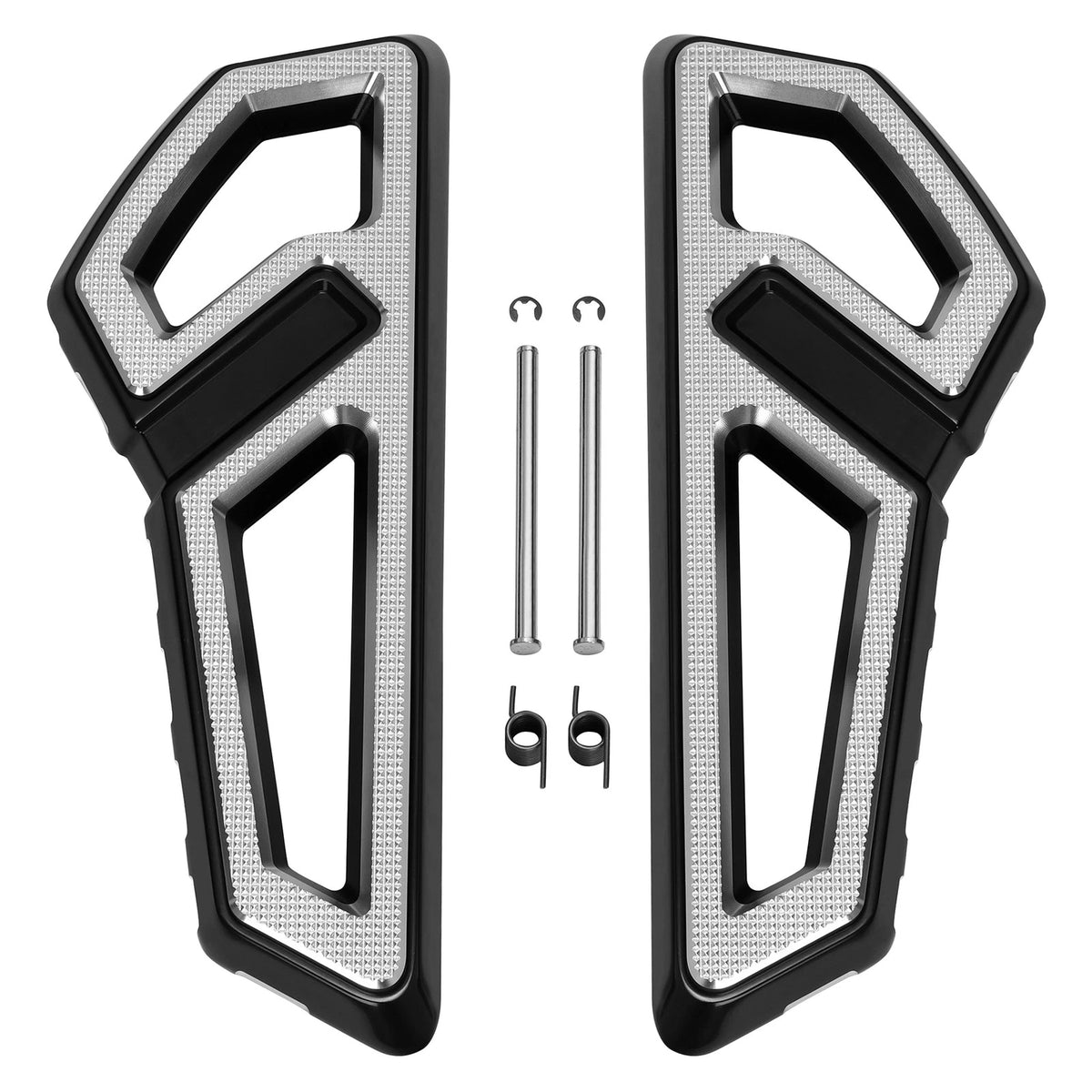 Front Driver Footboards Floorboard & Bracket Kit for Harley Slim FLSL (2018–2025)