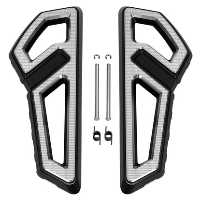 Front Driver Footboards Floorboard & Bracket Kit for Harley Slim FLSL (2018–2025)