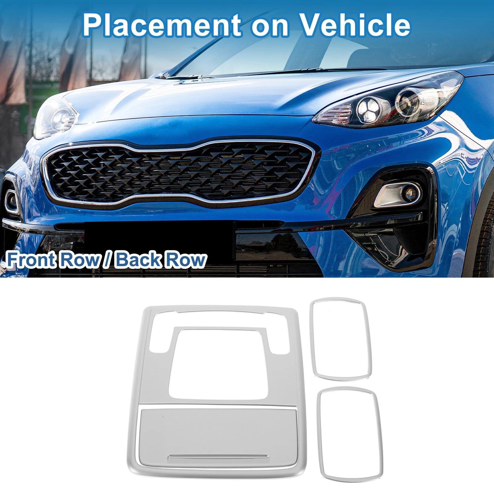 Light Trim Bezel for Honda Stepwgn (2023) - Silver Tone