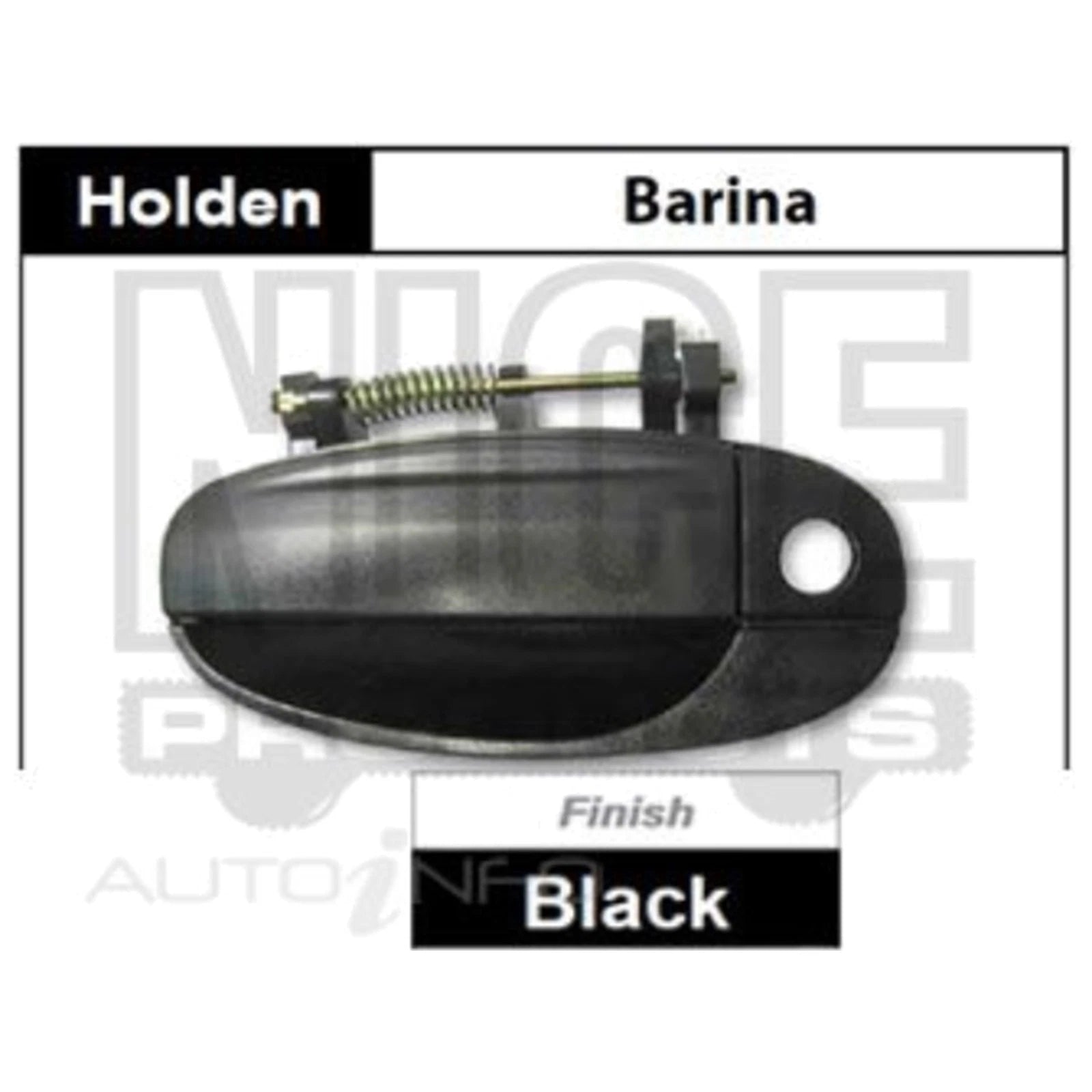RH Front Outer Door Handle for Holden Barina TK (2005–2011)