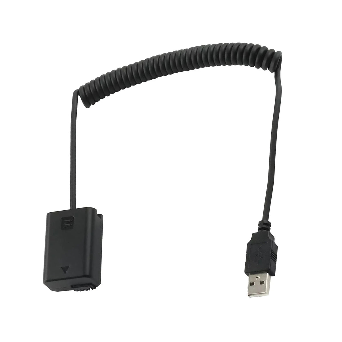 NP-FW50 Dummy Battery Adapter USB Cable for Sony A5000, A3000, NEX5, NEX7, DSC-RX10