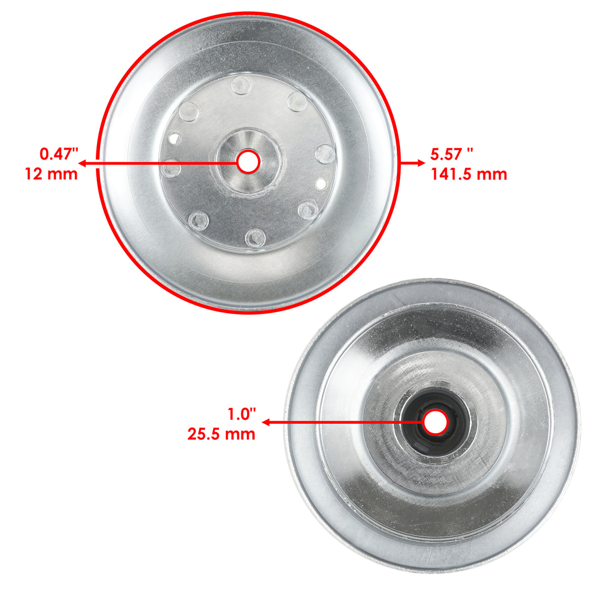 Engine Double Pulley Replacement for Husqvarna LT126 LTH120 LTH125 (2005–2013)