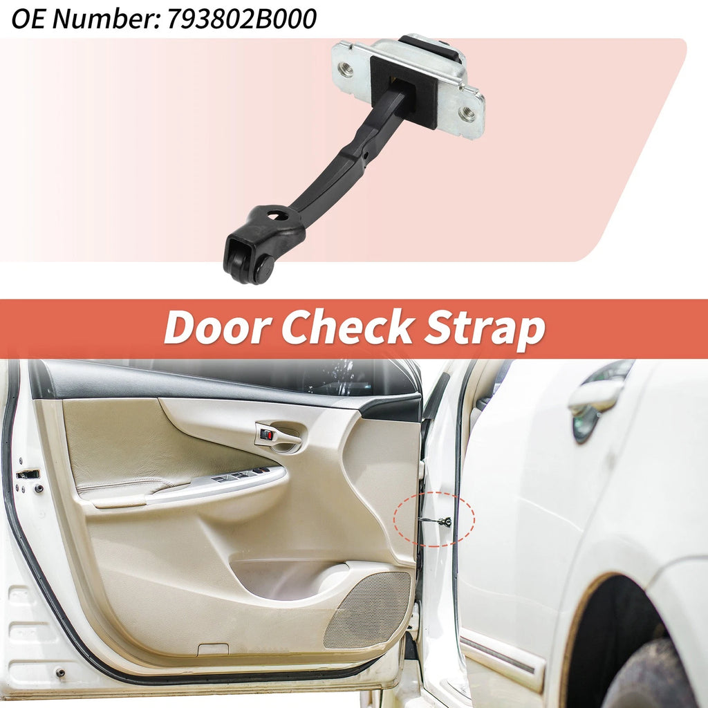 Door Check Strap Front Left Replacement for Hyundai Santa Fe (2006–2012)