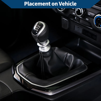 1 Pc Gear Shift Gaiter for BMW E30 (1982–1994) - Black Leather, 3 Color Lines