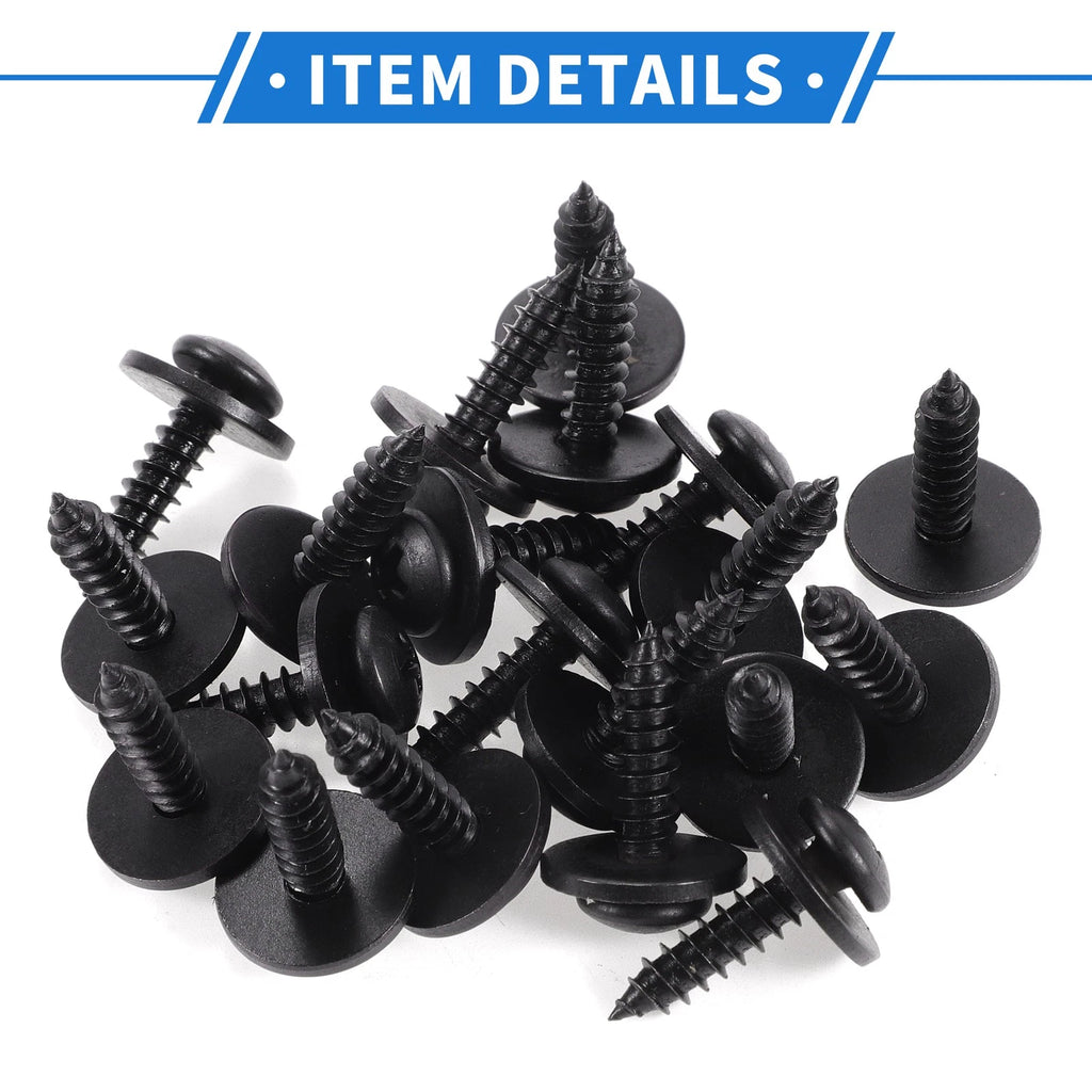 Fender Liner Splash Shield Screw Kit for Honda Accord 2006–2007 (20 Pack)