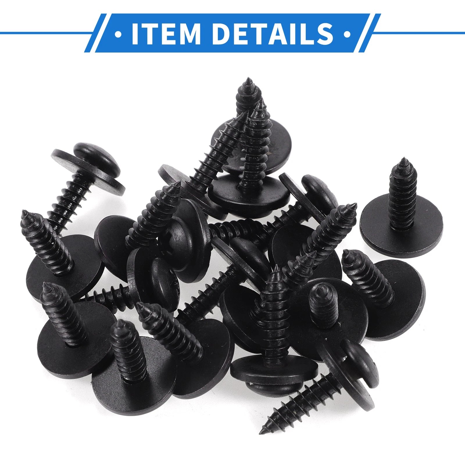 Fender Liner Splash Shield Screw Kit for Honda Accord 2006–2007 (20 Pack)