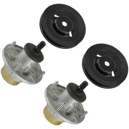 Deck Spindle w Pulley Replacement for John Deere Z315 Z320R Z335 (42 in) (2008–2018)