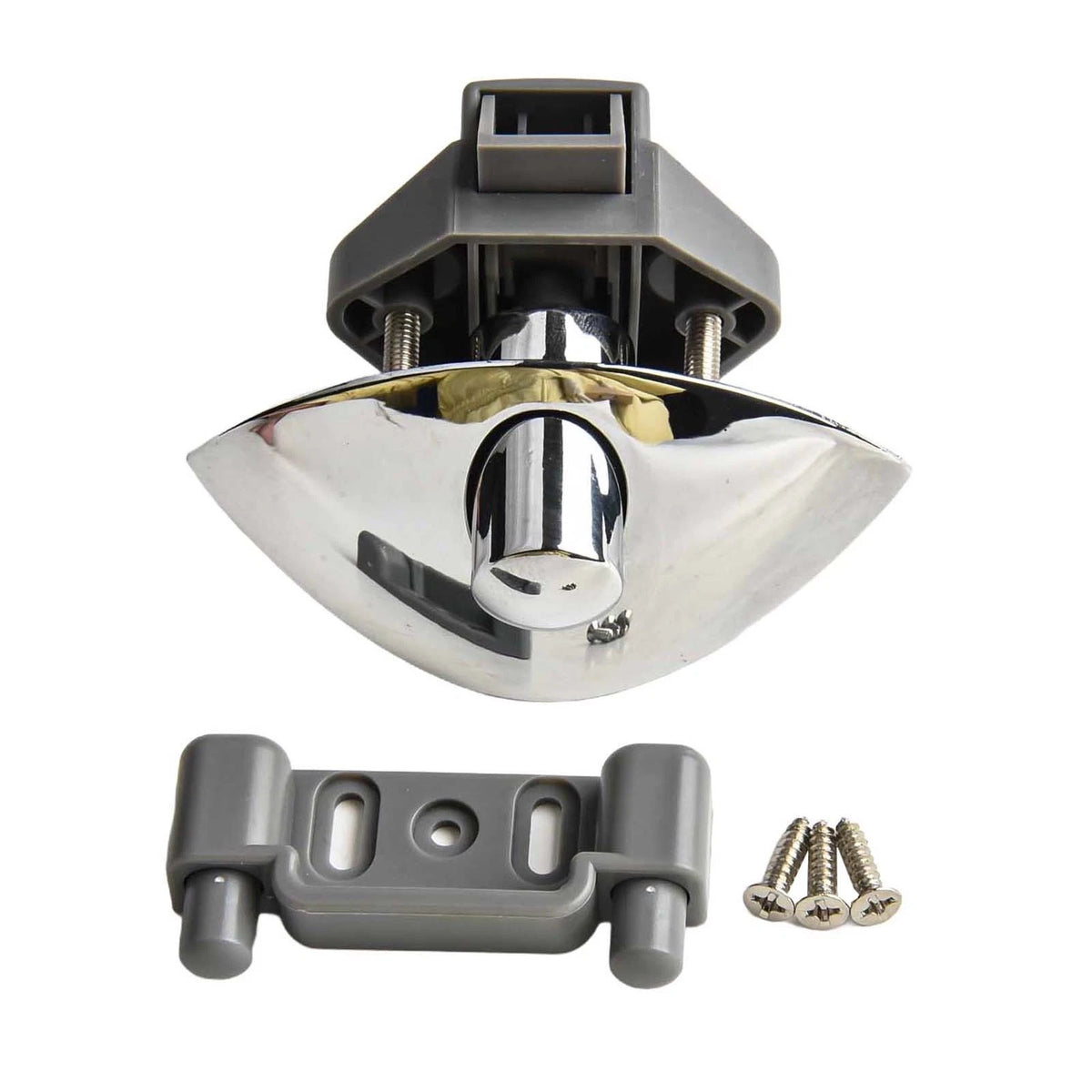 Half Moon Handle Push Lock Latch for Caravan RV Cupboard Drawer