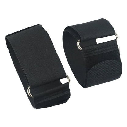 Set of 2 Elastic Nylon Pedal Straps for Rowing and Elliptical Machines