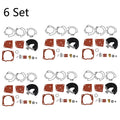 Set of 6 Carburetor Repair Kits for Johnson Evinrude (18-7247, 438996, 436852)