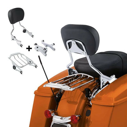 Sissy Bar Luggage Rack Docking Kit for Harley Street Glide (2014–2024)