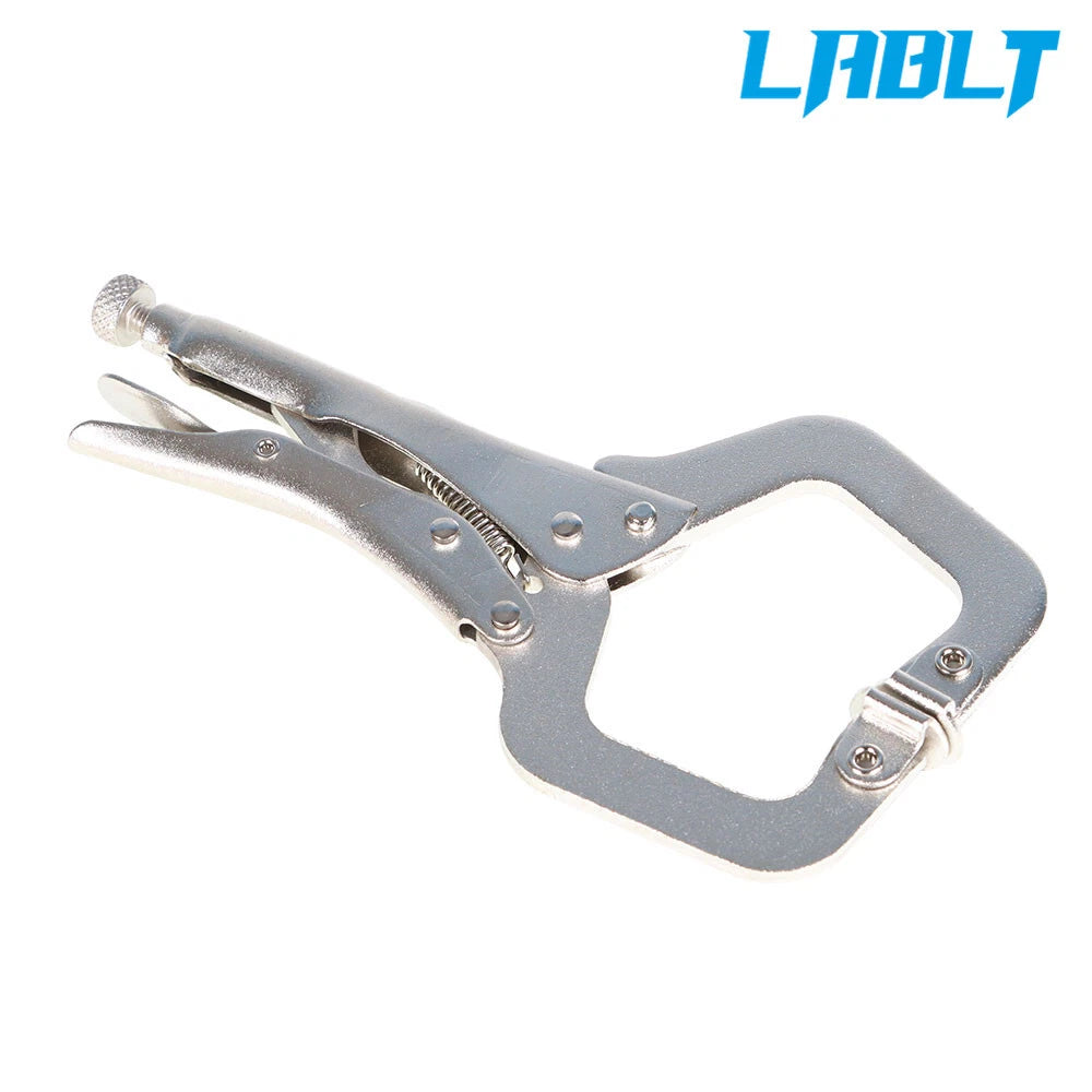 5 Pack Locking C-Clamp Pliers for Adjustable Swivel Pad Locking Vise-Grip