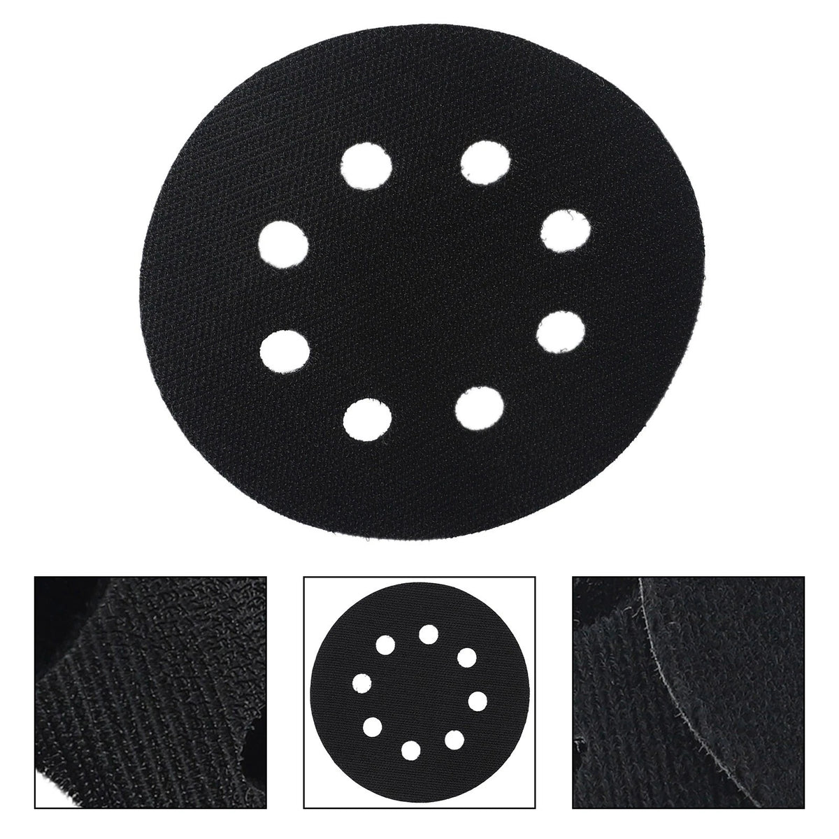 5 Inch 8 Hole Flocking Material Pad for Sanding Discs Protection
