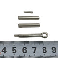 Propeller Shear Pin & Split Pin Kit for Mercury 2-3.5 HP Outboard (2X)