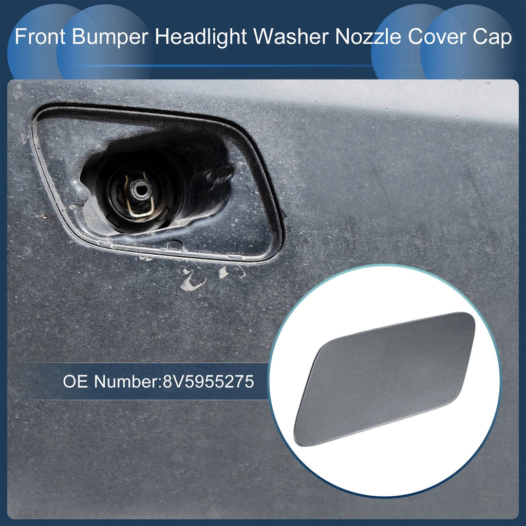 Front Left Washer Nozzle Cover Cap Replacement for Audi A3 8V (2013–2016)