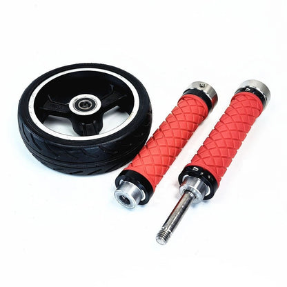 Abdominal Wheel with Silent Bearings and Anti-slip Rubber Tire