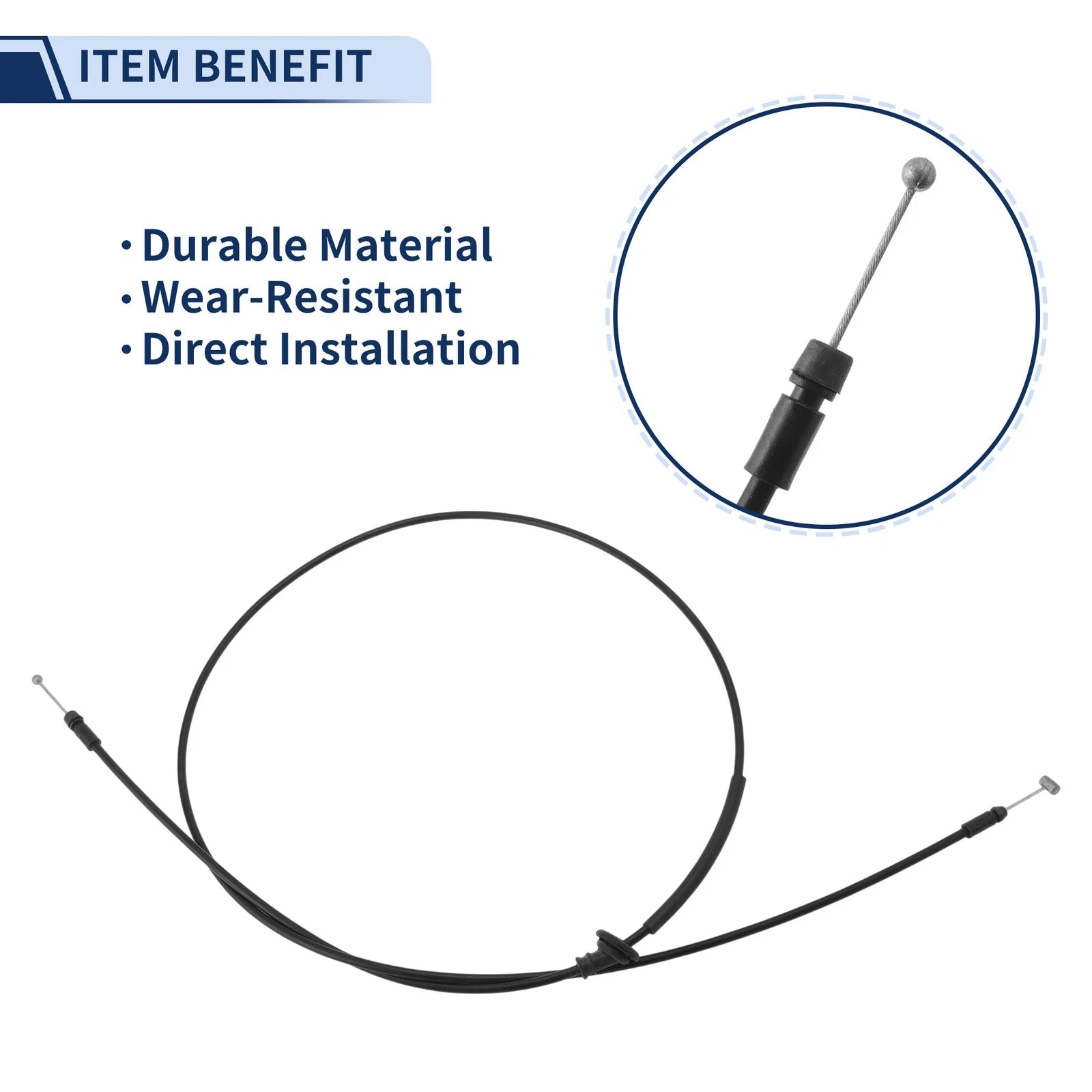 Hood Latch Release Cable Replacement for Hyundai Tucson 2015–2017